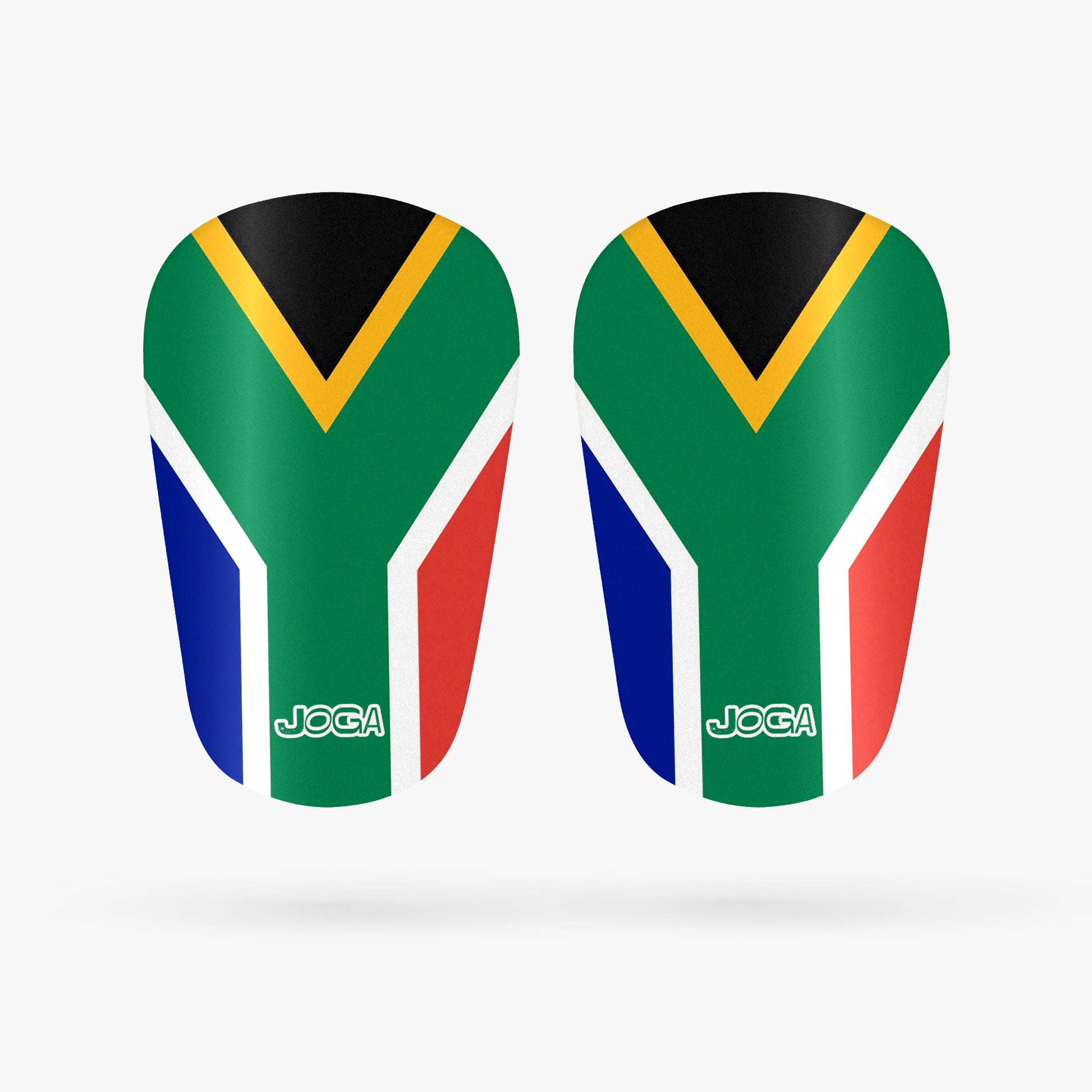 JOGA RSA WC South Africa shin pads Flag design front view