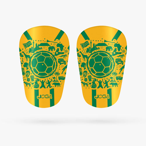 WC South Africa shin pads Pattern design Bafana Bafana football
